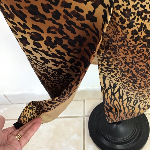 CHANCELLE WOMEN VINTAGE ELGANT 2 PIECE MULTI-ANIMAL PRINT BLAZER SKIRT SET SZ 12 - Picture 8 of 13